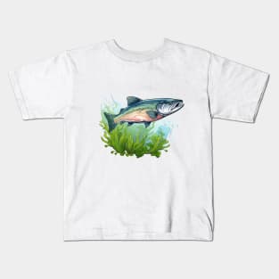 Pacific Northwest Salmon Kids T-Shirt